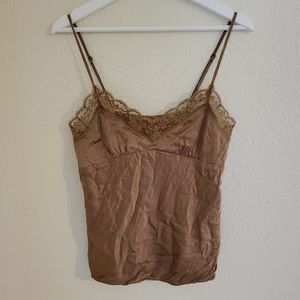 Silky Brown Camisole small